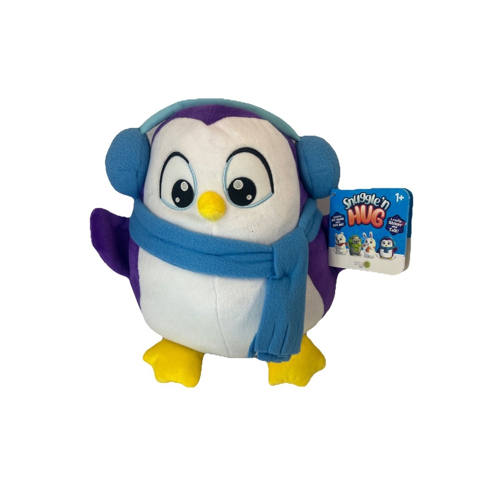 Penguin Snuggle n' Hug Stuffed Animal Plushie‎ Talking Works